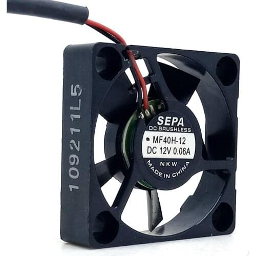 New for SEPA 4010 dc 12V computer small case mute fan mf40h-12 4cm 40mm industrial computer notebook fan