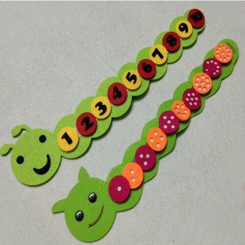 Pretty Kids Early Learning Numbers Animals Nonwoven DIY Felt Fabric DIY Handmade Sewing Fabric