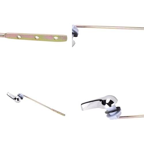 20CM Universal Toilet Tank Flush Lever Chrome Toilet Wrench Iron Handle Toilet Wrench Water Tank Accessory Bathroom Tools