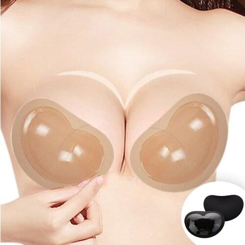1pair Women Intimates Accessories Sponge Swimsuit Breast Push Up Bra Padding Chest Enhancers Bra Foam Insert Chest Cup Stickers