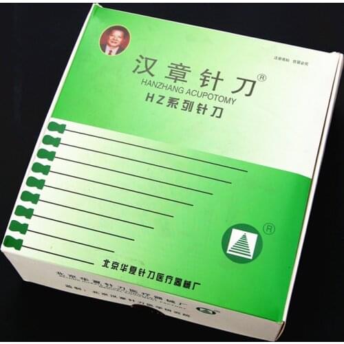 100Pcs 0.4/0.5/0.6/0.8/1mm HanZhang Acupuncture Needle acupotome Knife needle sterile small blade needle