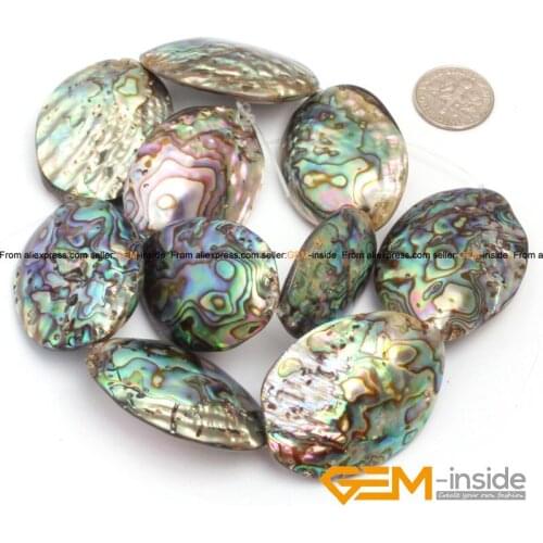 Marquise Abalone Shell Natural Shell Beads DIY Beads For Fashion Jewelry Making Beads 2 Pcs Wholesale