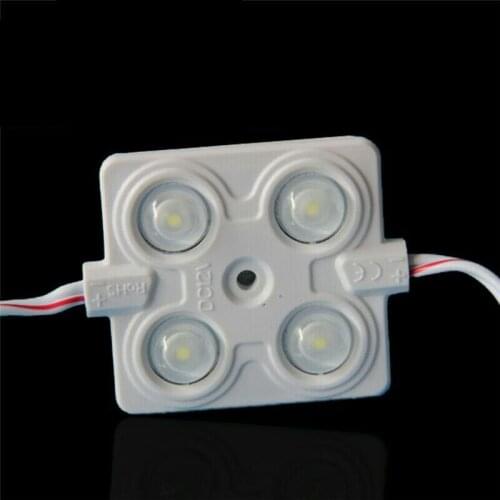 200pcs/lot SMD2835 4leds injection led module with len 160 degree,DC12V,2.4W super brightness for Logo letter backlighting