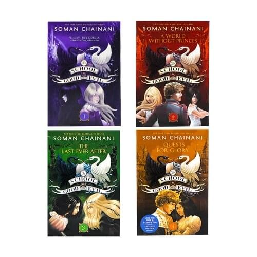 4 Books Set The School for Good and Evil 1-4 Soman Chainani Adult Young Teen Fantasy Science Fiction Novel English Book