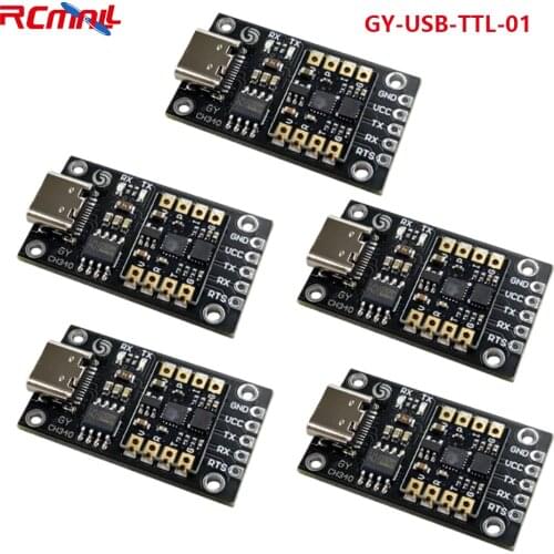 5Pcs GY-USB-TTL-01 USB to TTL Test Tool for GY-25T Tilt Angle Sensor