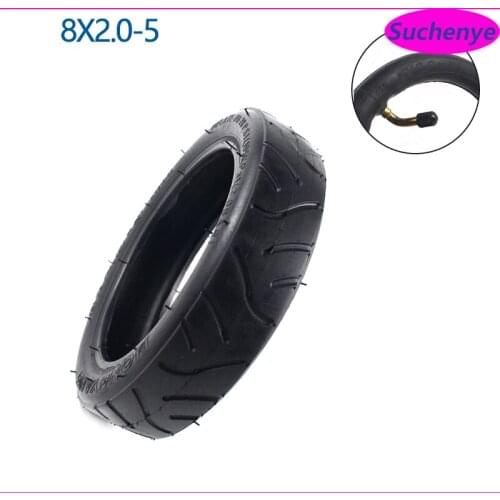 8 inch Pneumatic Tire 8X2.0-5 Outer Tire for Electric Scooter Baby Trolley Motorcycle 8*2.00-5 Durable Tire