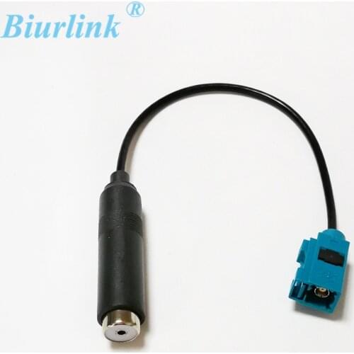 Biurlink Car CD Radio ISO Antenna Cable Adapter For Benz Peugeot Citroen