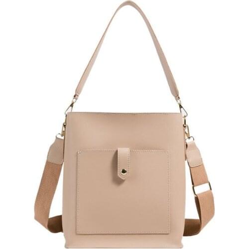 Designer Fashion Ladies Shoulder Bag Casual Cross-body Shoulder Bag Solid Color messenger Bag Pu Tote Bag