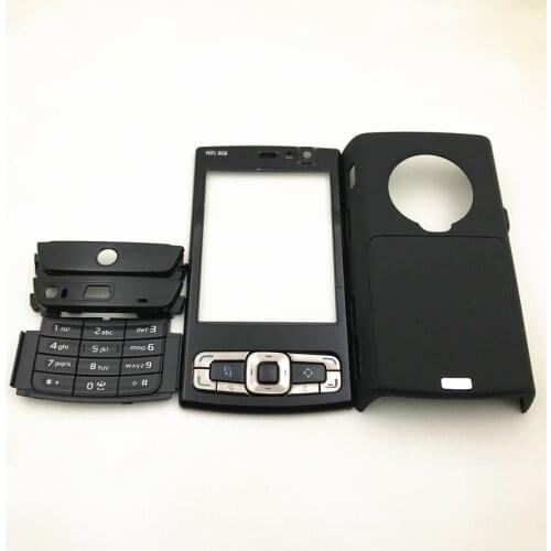 For Nokia N95 (8G Version) Housing Front Faceplate Frame Cover Case+Back cover/battery door cover+ English Keypad Repair parts
