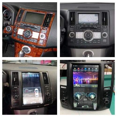 For Infiniti FX35 FX45 2004 2005 - 2008 Android Car Stereo Car Radio with Screen Tesla Radio Player Car GPS Navigation Head Unit