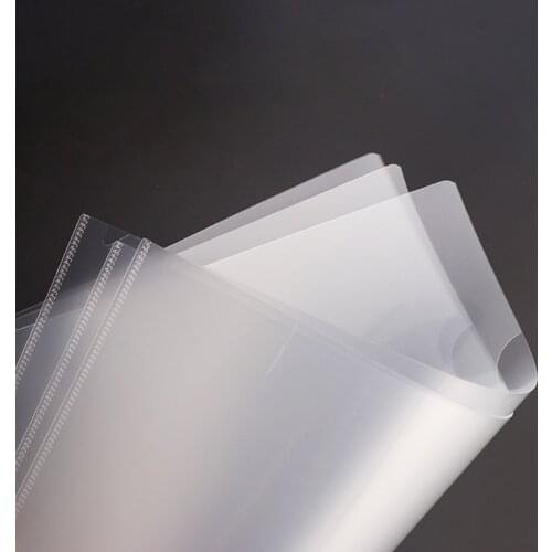 HX6A 20 Pcs Clear Presentation Files Paper Cover Transparent Binding Report A4 Folder for Business Documents School Projects
