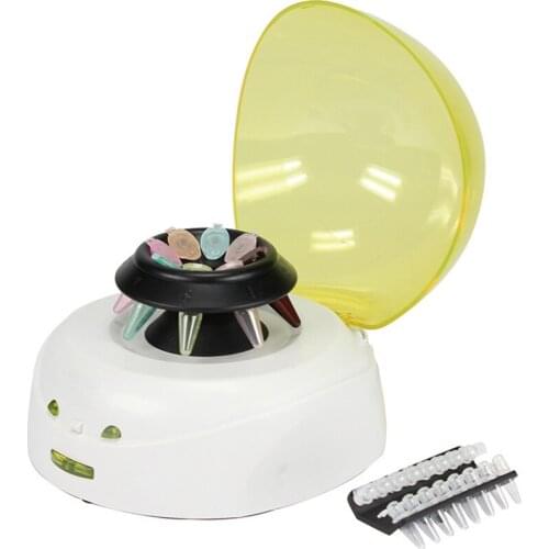 D1008E Mini Centrifuge Machine 5000rpm Laboratory Micro Centrifuge Device Portable Centrifuge for 8 Microtubes 0.2/0.5/1.5/2.0mL