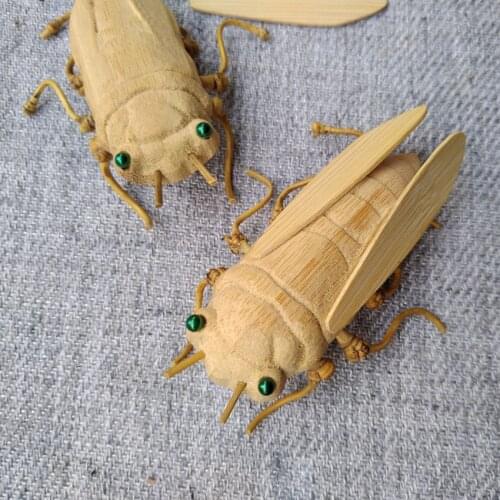 The parent-child model DIY manual bamboo crafts, childrens educational toys assembled bamboo to make insects(A230)