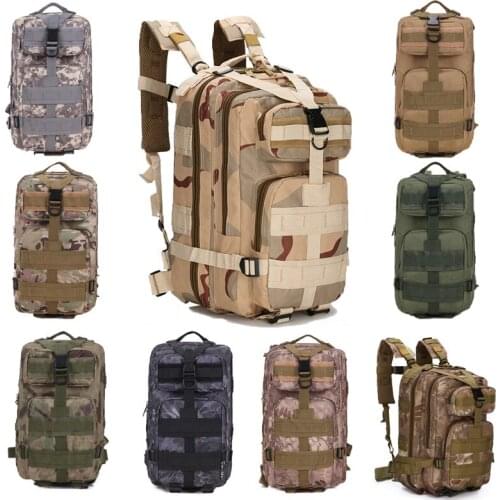 20L-25L Men Tactical military Backpack Rucksack Camping Hiking Trekking Camouflage Bag Outdoor Military Army Tactical Backpack