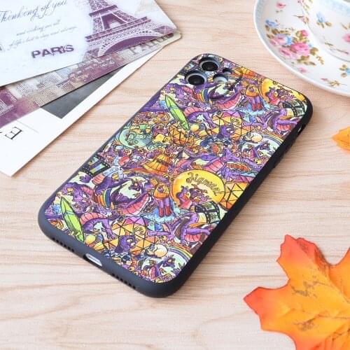 For iPhone The Original Figment Collage Print Soft Matt Apple iPhone Case