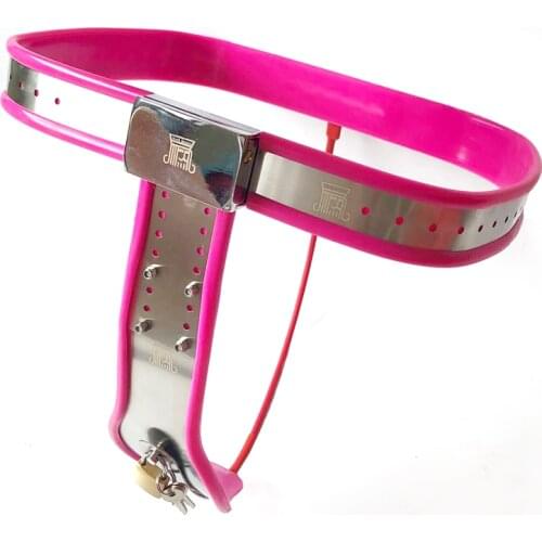 Stainless Steel Underwear Female Chastity Device,Metal Chastity Belt,BDSM Slave Lock Adult Sex Toys For Women Lesbian Panties