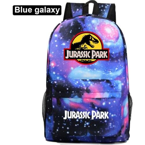 New Jurassic Park Dinosaur Prints Boy Girl Kids Book Bags Women Bagpack Teenagers Schoolbag Men Student Laptop Travel Backpacks