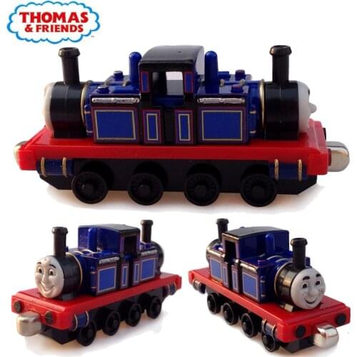1:43 Thomas And Friends Cars Magnetic Alloy Small Locomotive Mighty Mac Double-Headed Train Toys For Children Boys Gifts