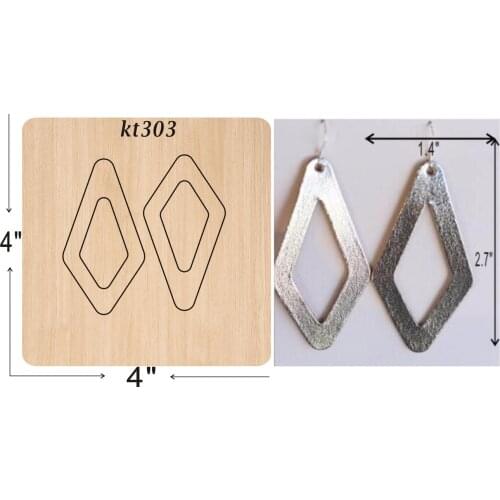 Earring cutting dies 2019 new die cut &wooden dies Suitable for common die cutting machines on the market