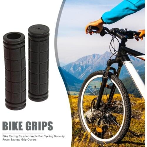 Durable Bicycle Grips Delicate Design Bike Handlebars Racing Bicycle Handle Bar Foam Sponge Non-slip Soft Grip Cover