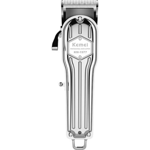 Kemei Mens Hair Clippers Barber Profesional Kit Ceramic Cutter Cordless Electric Hair Trimmer barber hair cutting machine 43K