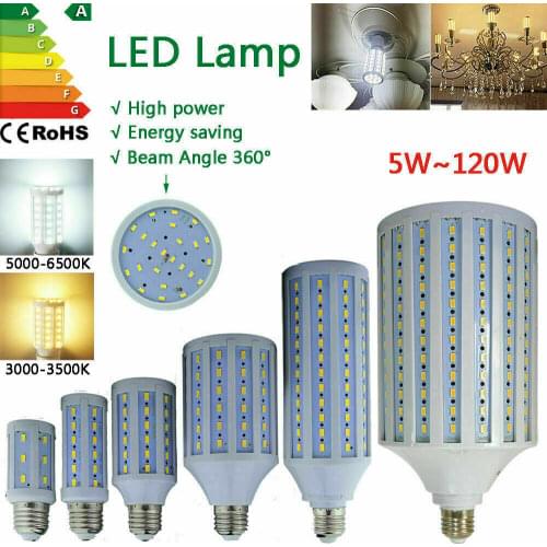 LED light bulbs E27 lamp corn 5W 10W 15W 20W 25W 30W 40W 50W 60W 100W 120W SMD5730 chips High brightness energy saving 220V 110V