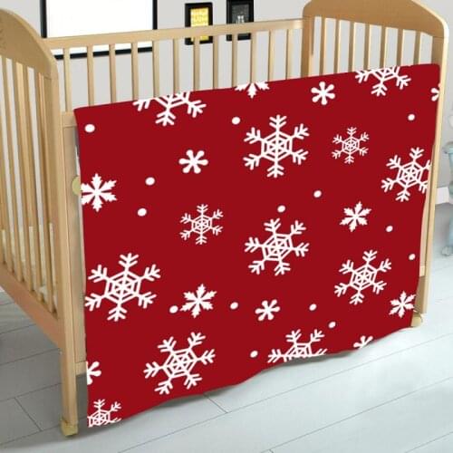 High Qulity Christmas Bedsure Snowflake Red And White Blanket For Winter Bedding Couch Sofa And Gift Carpets for Living Room New