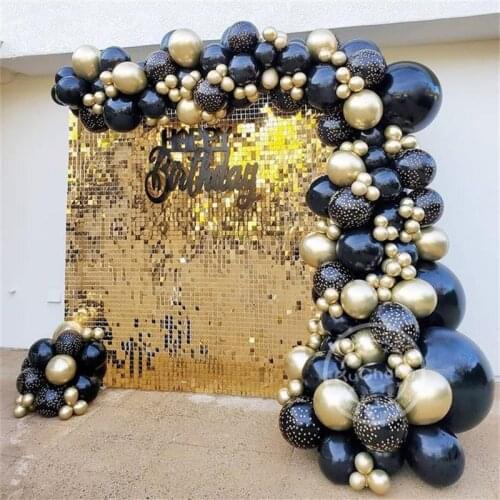 145pcs Balloon Latex Balloon Garland Arch Kit Chrome Gold Wedding Birthday Graduation Party Balloons Globos Decoration