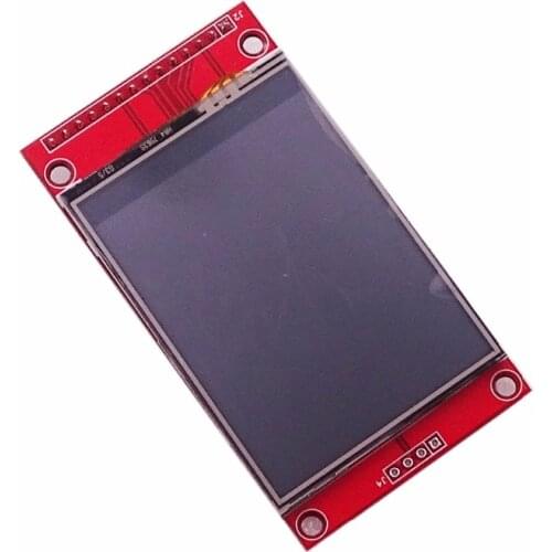 2.4" 240x320 SPI TFT LCD Touch Panel Serial Port Module With PBC ILI9341 3.3V 2.4 Inch SPI Serial White LED Display