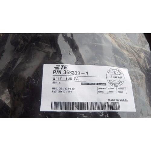 368333-1 black color TE Connectors housings connectors terminals 100% new and original parts