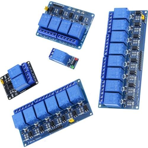 6 8 Channel Relay Module DC5V 12V 24V With Optocoupler Relay Output 6 8 Way Relay Module For Voltage Relays 5V 12V 24V