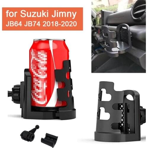 Car Water Cup Bottle Holder for Suzuki Jimny JB64 JB74 2018-2020 Universal Car Bracket Phone Drink Cup Holder Stand Organizer
