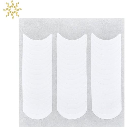 48pcs/96pcs White French Manicure Strip Nail Art Form Fringe Guides Sticker DIY Line Tips