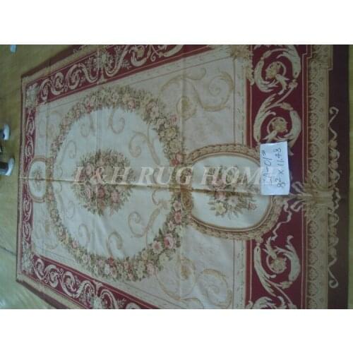 Free shipping 8.2'X1.48' (250x350cm) French Aubusson rug/carpet hand woven handmade rugs for home decoration