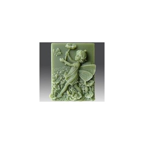 Flower Faerie Butterfly Craft Art Silicone Soap mold Craft Molds DIY Handmade soap molds