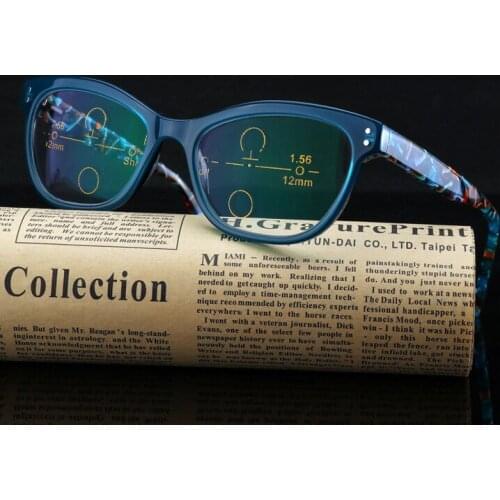 Photochromic + Progressive Multifocal Multifocus Reading Glasses Transition Sunglasses Women Eyewear Hyperopia Presbyopia Reader