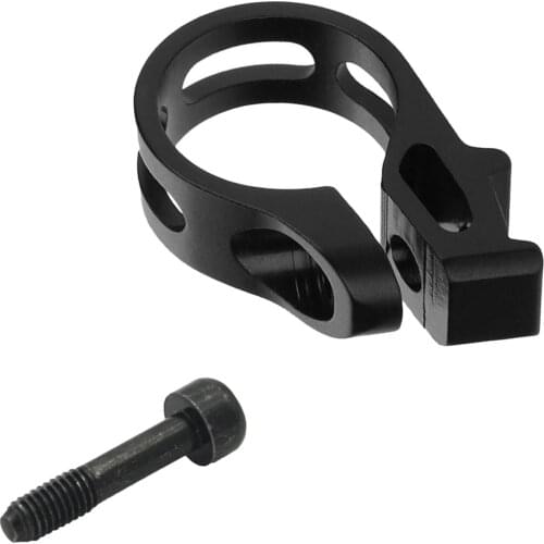 Luminium Alloy Bike Shifter Trigger Clamp Assembly with Screw Bicycle 22.2mm Handlbar Derailleur Triggler Clip Fixed Ring Buckle