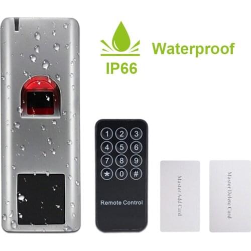 IP66 3000 Users Metal Biometric Fingerprint Door Control System Access Reader Rfid Access Control 125Khz