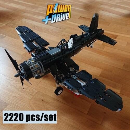 New EXCLUSIVE Vought F4U Corsair fit MOC-29318 DIY Collection Series Kits Building Blocks Bricks Children Toys Birthday Gifts
