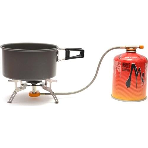 Portable Stainless Steel Burner Folding Camp Stove BBQ Outdoor Cooking Camping Picnic Oven Furnace Cooker