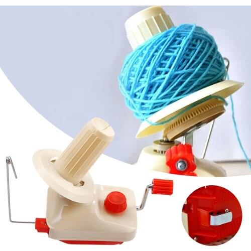 Portable String Ball Wool Winder Holder Hand Operated Swift Yarn Fiber Cable Winder Machine Fiber Wool Yarn Craft