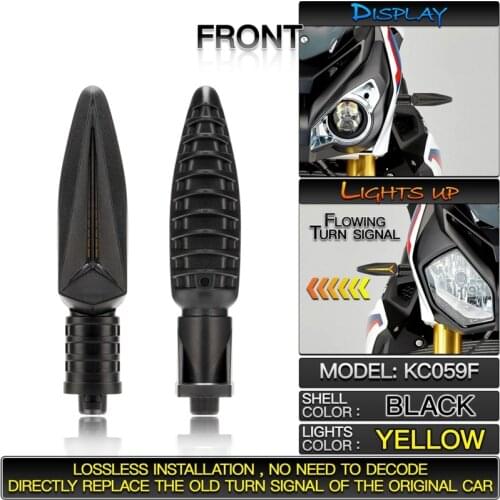 Flowing Motorbike Turn Signal Lights Flashing Shape Turning Indicators 12V For-BMW Motorcycle R1200GS F800F650GS F700GS