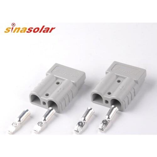 50A Power Connector Double Pole Motorcycle Parts Forklift Conductive Portable Charger Battery High Current Car For Anderson Plug