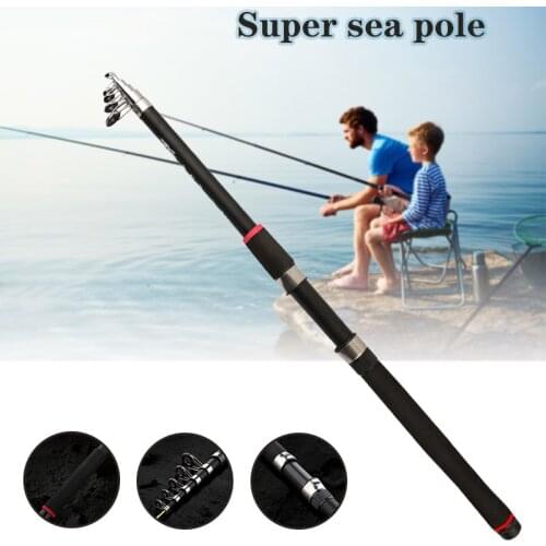 Fishing Rod Long Shots Metal Material Super Hard Fishing Tools for Outdoor Travel Fishing ASD88