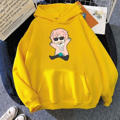 2021 Japanese Anime Yarichin Club Hoodies Men Women Sweatshirt Pullovers Hooded Unisex Harajuku Kawaii Tops Casual Clothing