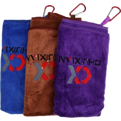 1PCS Lightweight Portable Fishing Towels Catch Fish Towel Non-stick Bait Towel with Carabiner for Outdoor Camping Accessroies