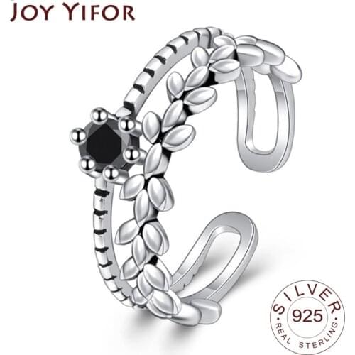 100% 925 Sterling Silver Stackable Ring Diamond zircon Of Stars Around Finger Rings For New Fashion Women Wedding Jewelry Gift