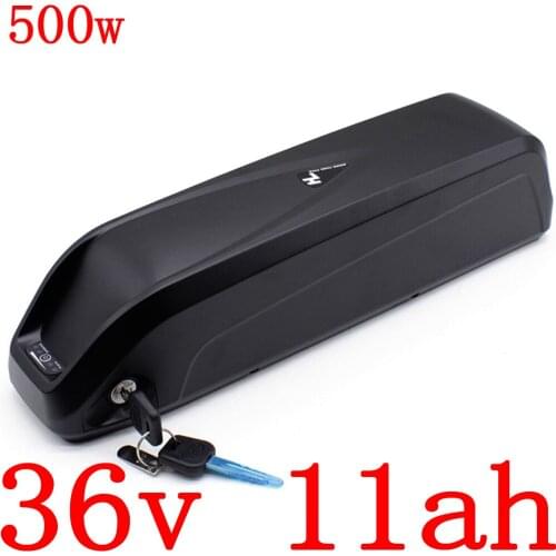 36V 250W 350W 500W battery pack 36V 10AH electric bicycle battery 36v 11ah lithium battery with15A BMS+42V 2A charger duty free