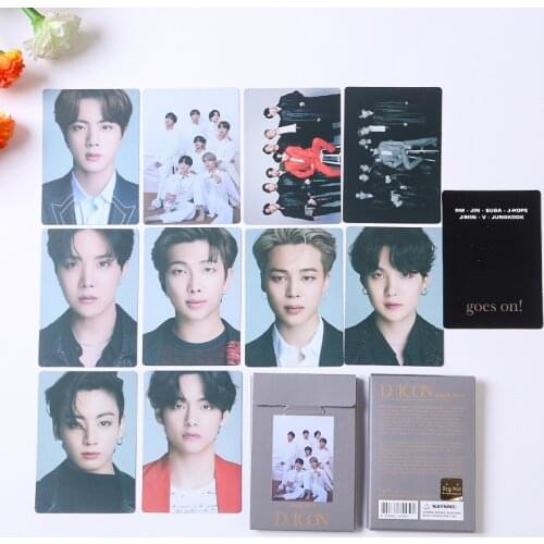 Kpop Bangtan Boys Album Lomo Card Photocard New Dicon Box Small Card Set All Styles Collective Blessing Accessories V JIMIN SUGA
