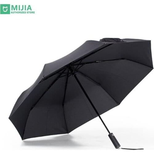 Sotck Mi Xiaomi One Button Automatic Open Efficient Sunscreen Al Umbrella UV Windproof Waterproof Man Woman Adult Summer Winter